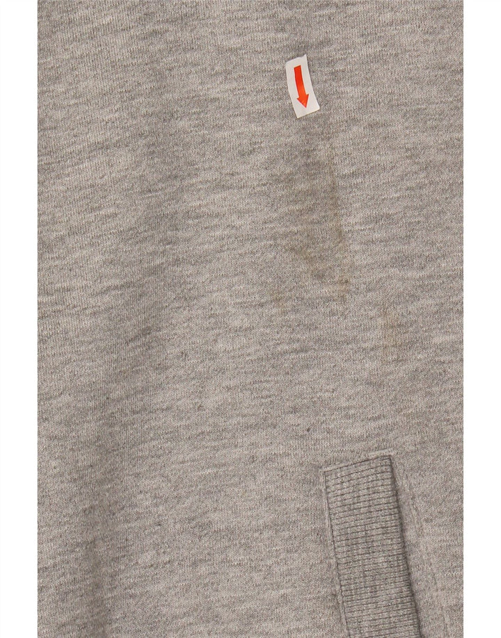 ELLESSE Mens Graphic Tracksuit Top Jacket Large Grey Colourblock Polyester