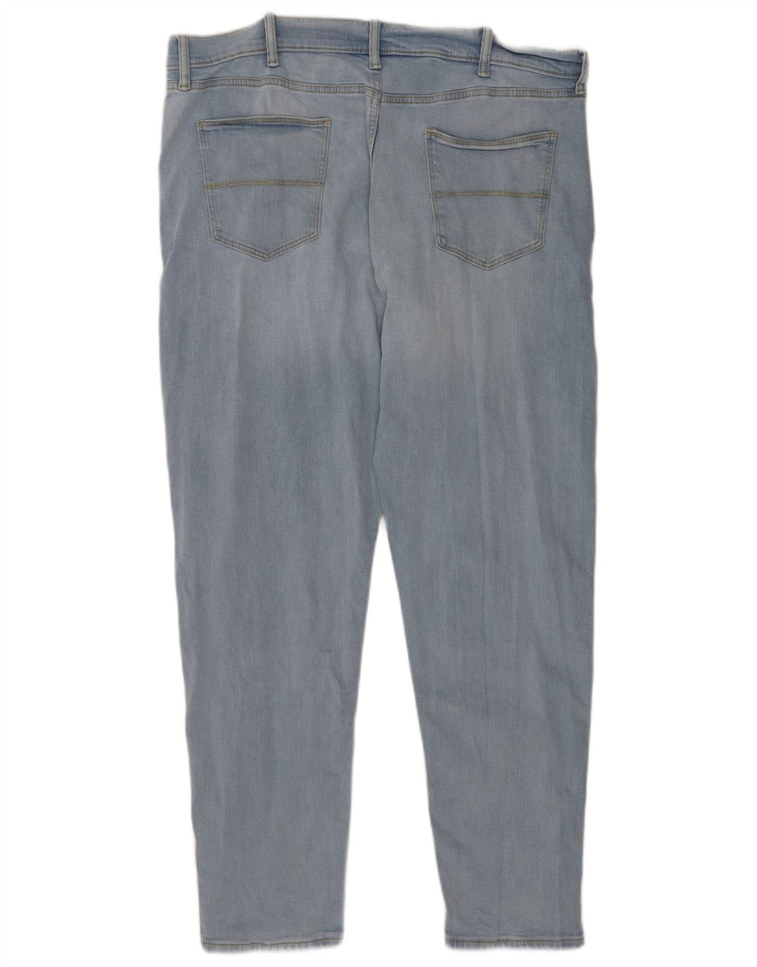 Marks & Spencer Herren Tapered Jeans W38 L30 Blaue Baumwolle
