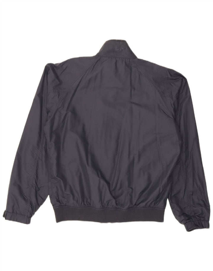 Woolrich Herren-Windbreaker-Jacke, UK 40, groß, marineblaues Nylon