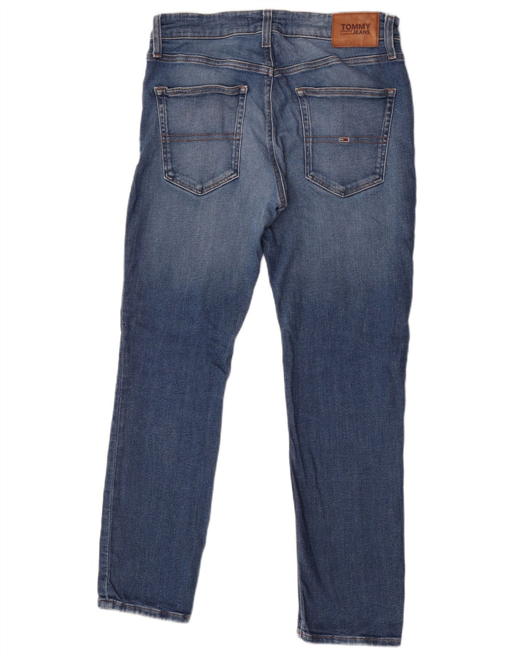Tommy Hilfiger Herren Scanton Slim Jeans W34 L30 Blaue Baumwolle