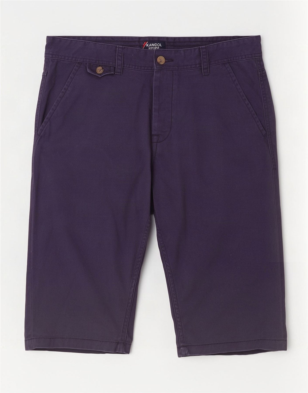 Kangol Herren-Chinoshorts, Größe M, W32, Marineblau, Baumwolle