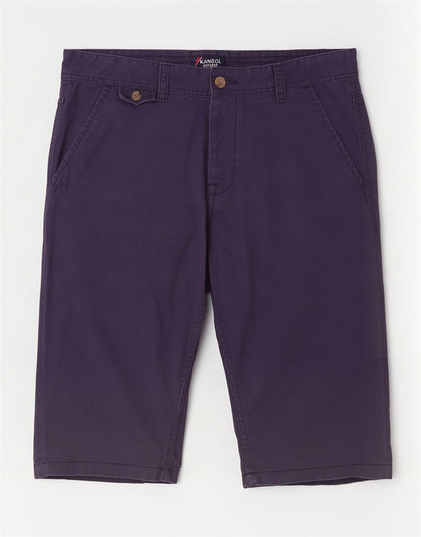 Kangol Herren-Chinoshorts, Größe M, W32, Marineblau, Baumwolle