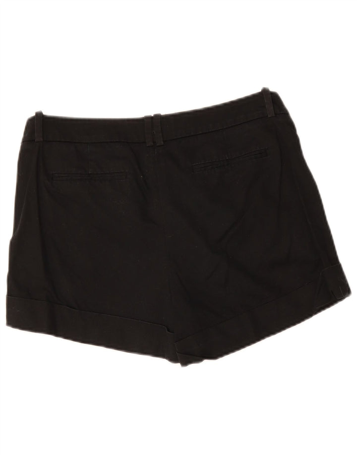 Mossimo Damen Freizeitshorts US 8 Medium W32 Schwarze Baumwolle