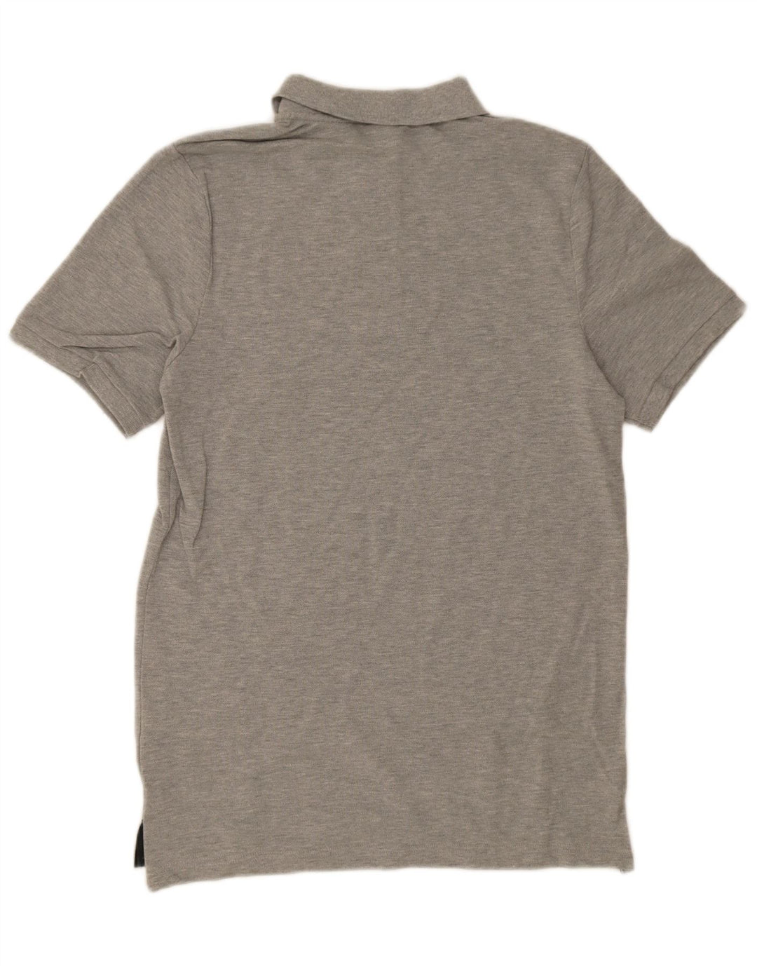 Nike Herren-Poloshirt, klein, grau gefleckte Baumwolle