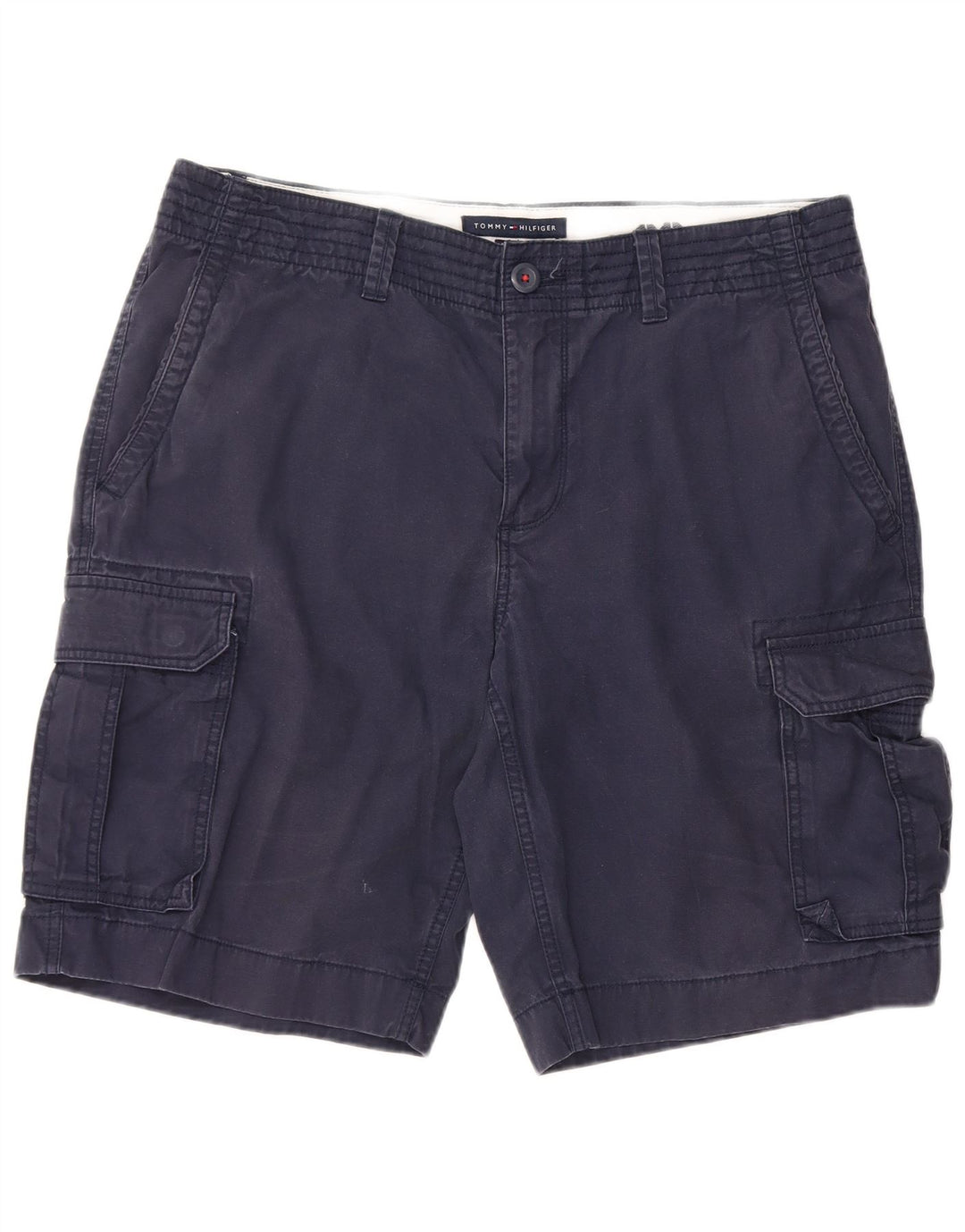 TOMMY HILFIGER Herren Cargo Shorts W36 Große marineblaue Baumwolle