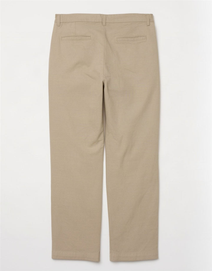 Vintage Herren Straight Chino Hose W32 L30 Beige