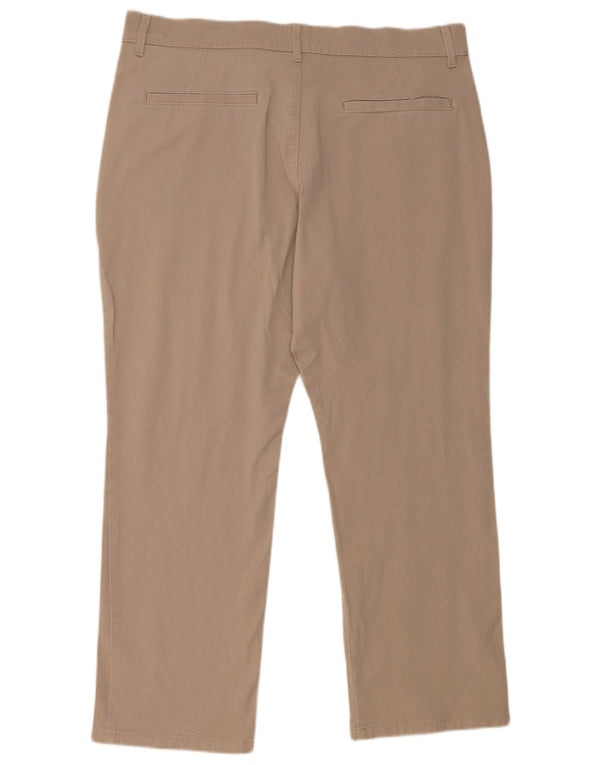 Marks & Spencer Damen Gerade Freizeithose UK 18 XL W38 L26 Grau