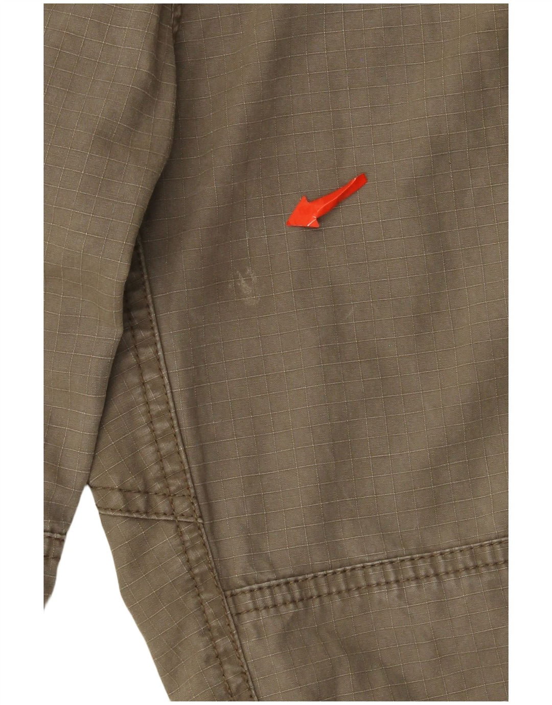 Jesse James Herren Cargo-Shorts, Größe L, W34, Beige, Baumwolle