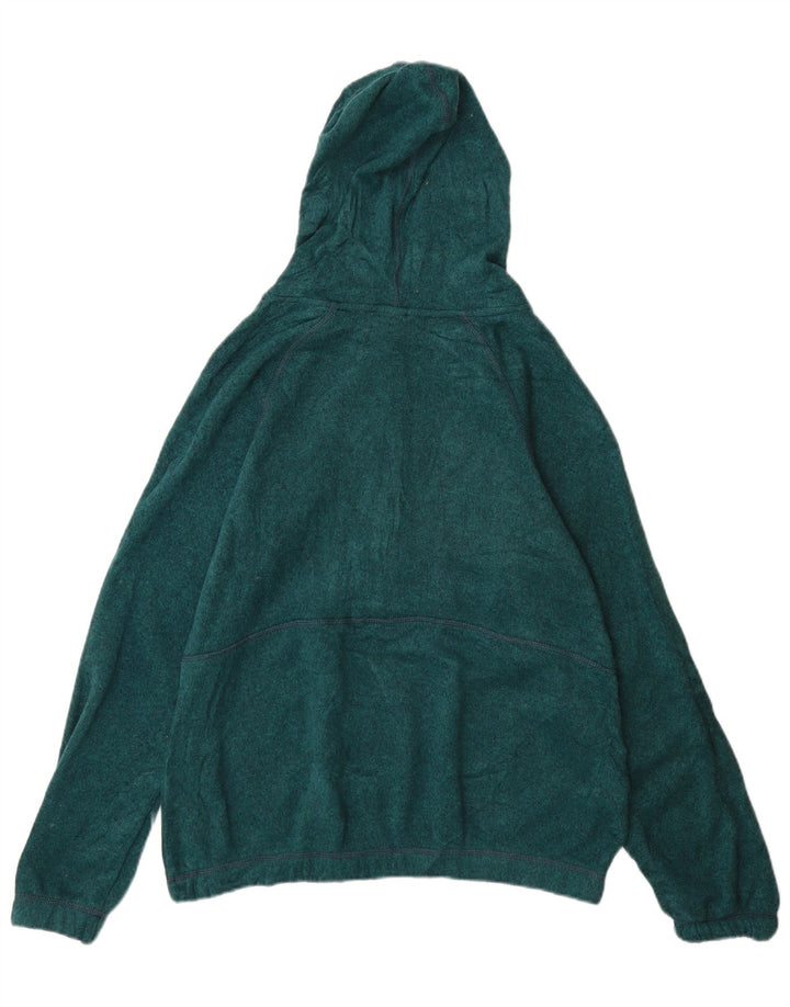 Eddie Bauer Damen-Pullover mit Knopfkragen, Größe UK 14, mittelgrün, Polyester