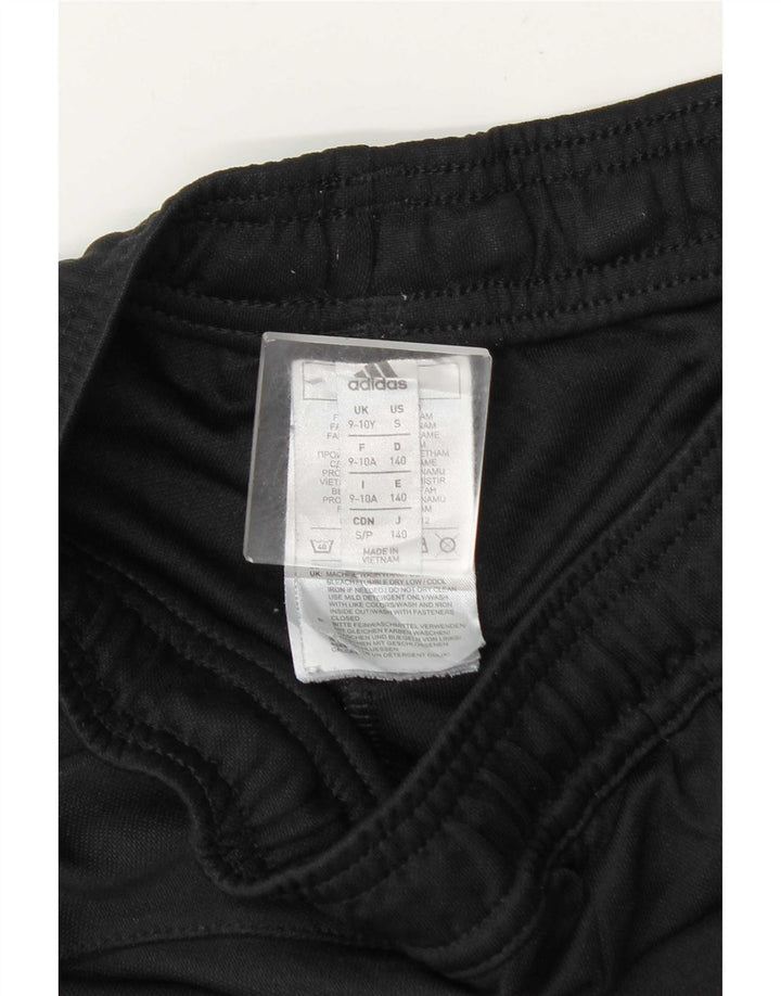 Adidas Jungen Aeroready Trainingshose 9–10 Jahre, schwarzes Polyester