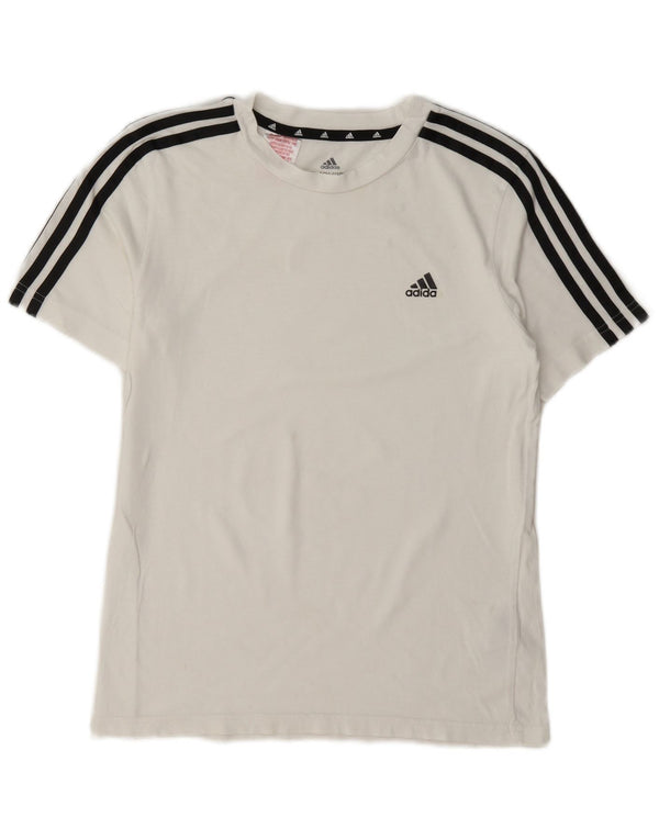 Adidas T-Shirt für Jungen, 11–12 Jahre, weiße Baumwolle