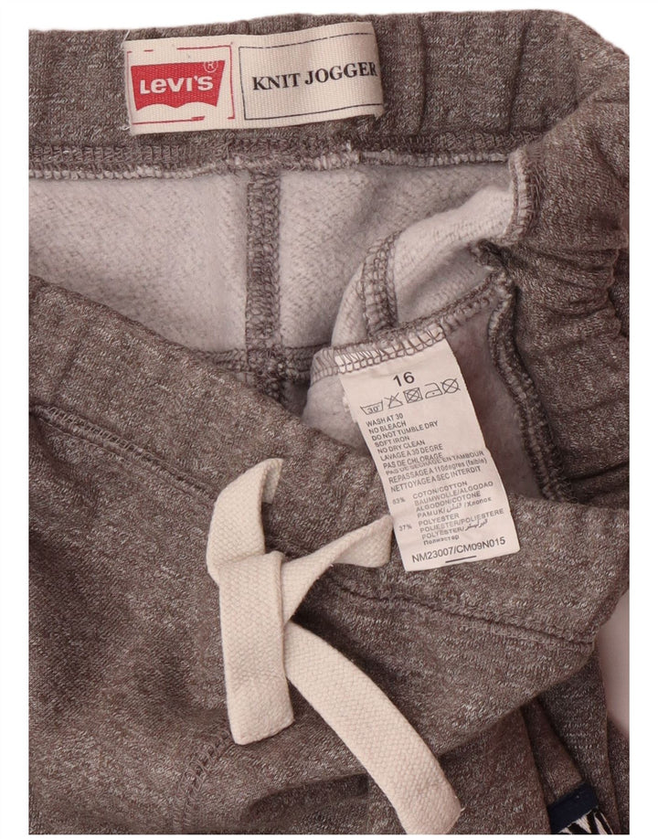 Levi's Jungen-Trainingshose, Jogginghose, 15–16 Jahre, graue Baumwolle