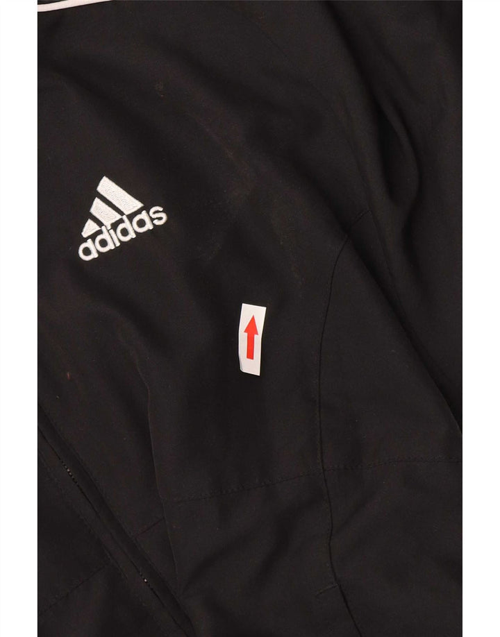 Adidas Jungen Trainingsanzug Top Jacke 13-14 Jahre Schwarz Polyester