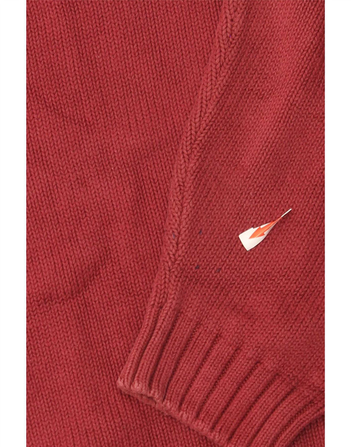 Marks & Spencer Herren St. Michael Pullover mit U-Boot-Ausschnitt, mittleres Burgunderrot