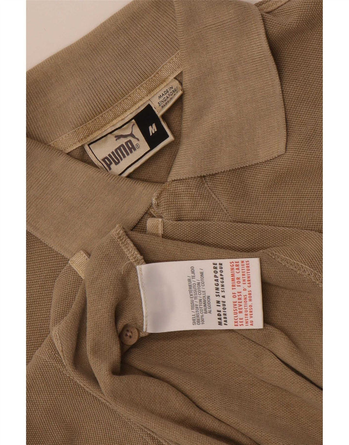 Puma Herren Poloshirt Mittelbeige Baumwolle