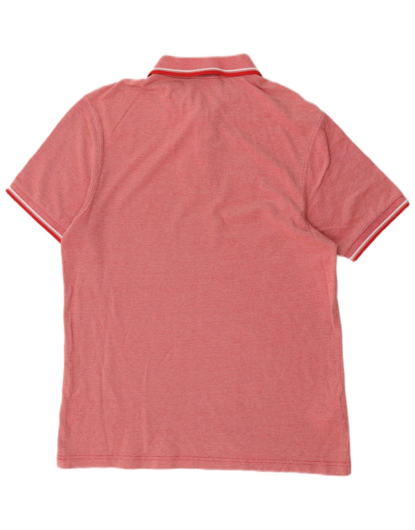 Fred Perry Mens Polo Shirt Medium Red Cotton