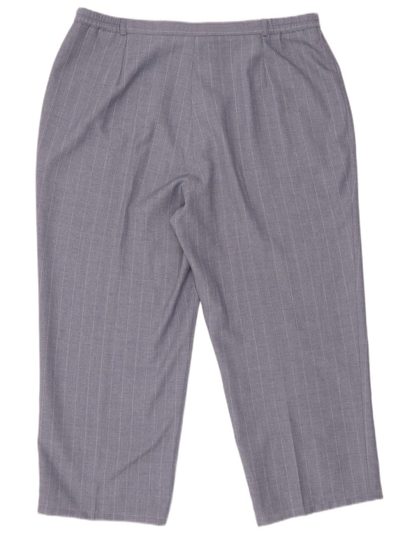 ST. BERNARD Damen-Hose mit hoher Taille, kurz geschnitten, UK 20, 2XL, W34, L24, Blau