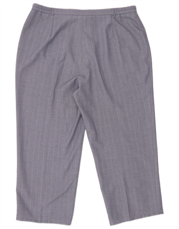 ST. BERNARD Damen-Hose mit hoher Taille, kurz geschnitten, UK 20, 2XL, W34, L24, Blau