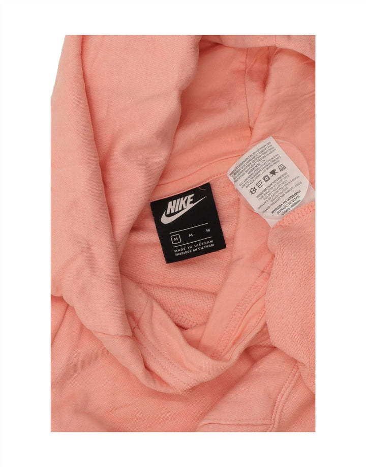 NIKE Womens Hoodie Jumper UK 14 Medium Pink Cotton Vintage Nike and Second-Hand Nike from Messina Hembry 
