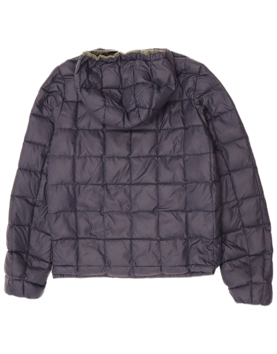K-Way Herren Kapuzenjacke, wendbar, wattiert, UK 38, mittelgrün, Polyamid