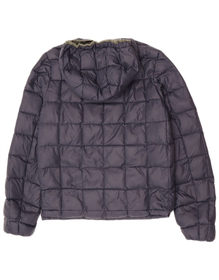 K-Way Herren Kapuzenjacke, wendbar, wattiert, UK 38, mittelgrün, Polyamid