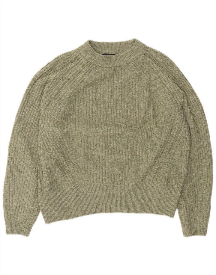 Marks & Spencer Rollkragenpullover für Damen, Gr. 14, Mittelgrün