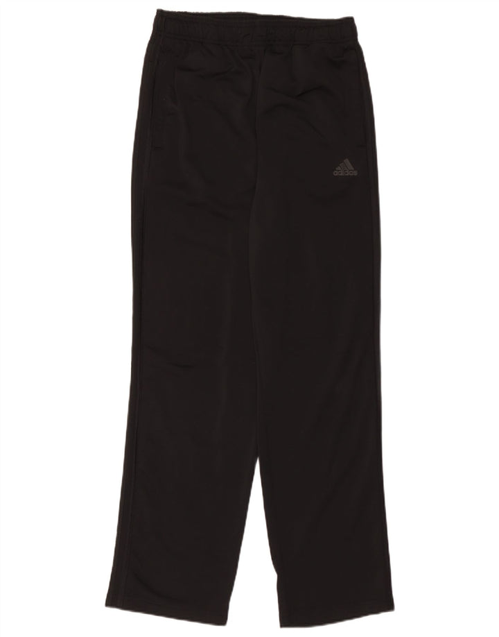 ADIDAS Mens Tracksuit Trousers Medium Black Polyester