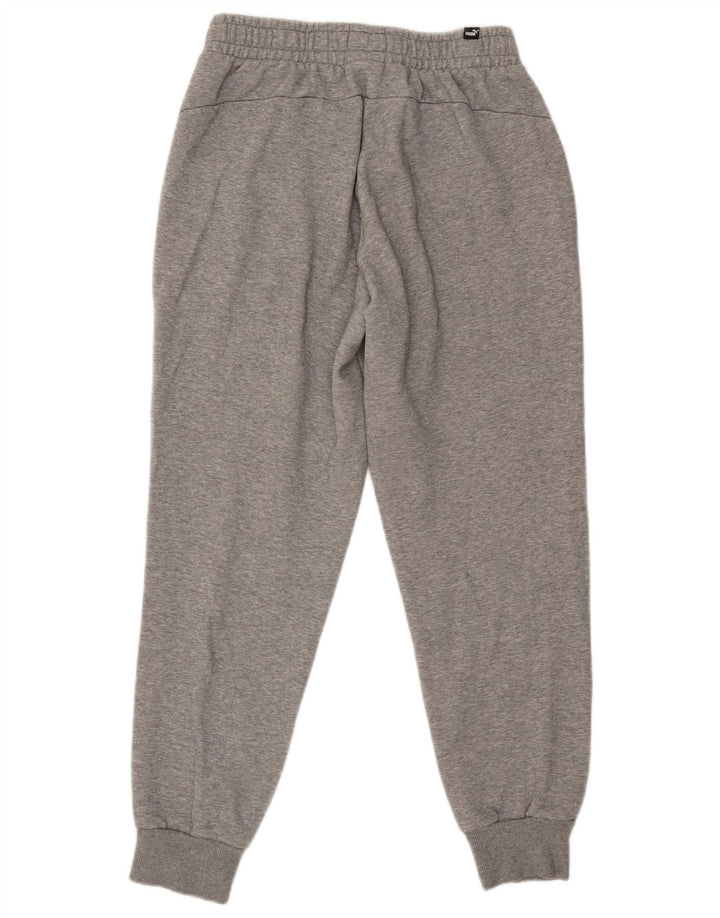 Puma Herren-Trainingshose, Jogginghose, mittelgrau gefleckte Baumwolle