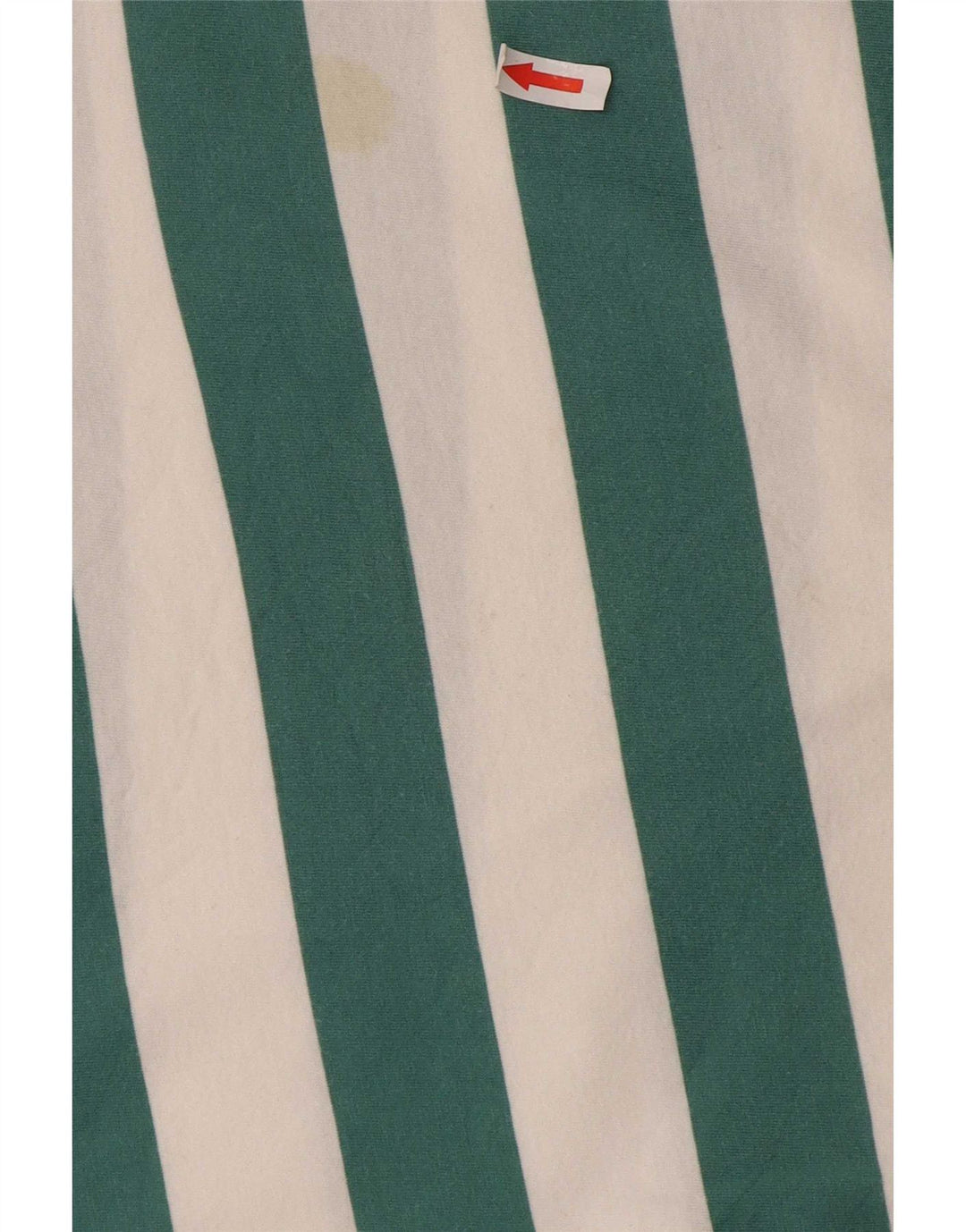 J. Crew Herren-T-Shirt-Oberteil, groß, grün gestreift, Baumwolle