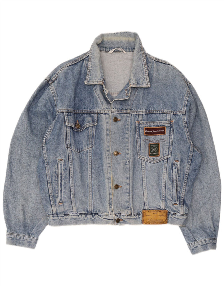 Wampum Damen Jeansjacke UK 16 Large Blau