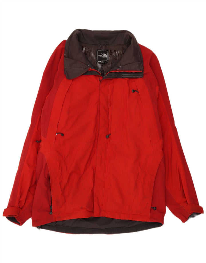 The North Face Herren Regenjacke UK 38 Mittelrotes Nylon