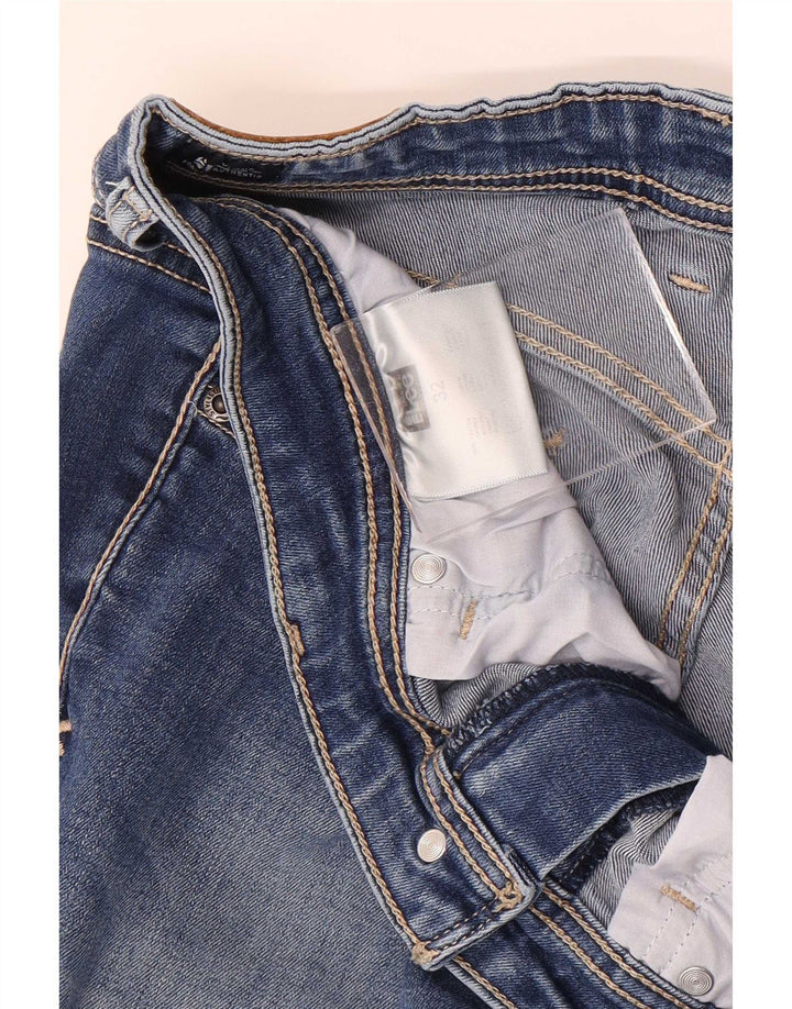 Lee Herren Slim Jeans W32 L30 Blaue Baumwolle