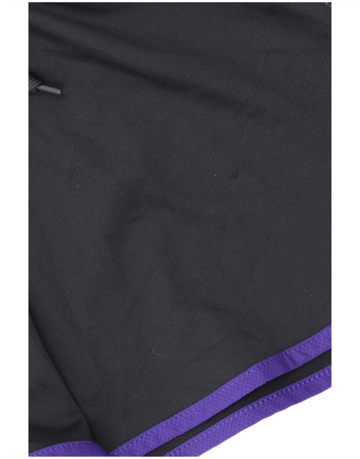 Adidas Damen Sportshorts UK 8/10 Small Graues Colourblock-Polyester