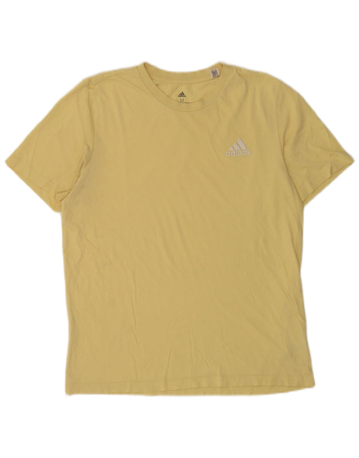 Adidas Herren T-Shirt Top mittelgelbe Baumwolle