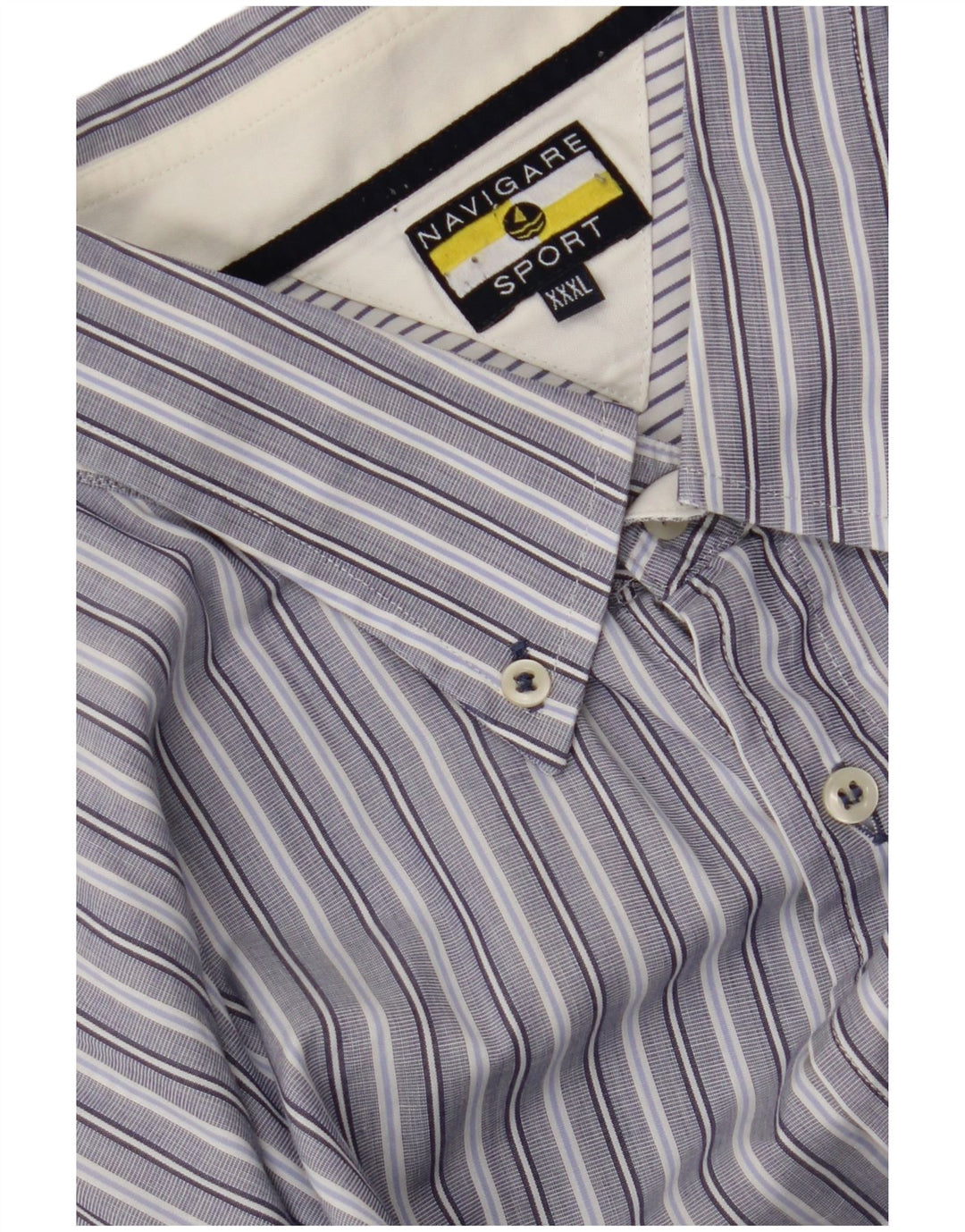 Navigare Herrenhemd 3XL Blau gestreift