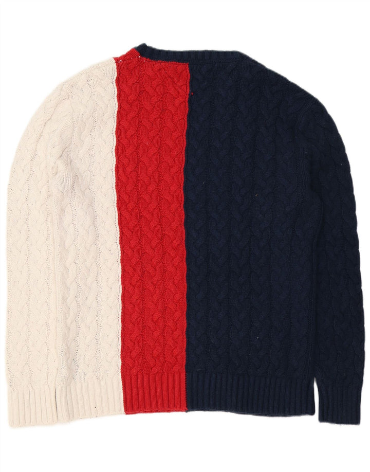 Tommy Hilfiger Herren-Pullover mit U-Boot-Ausschnitt, mittelgroß, mehrfarbig