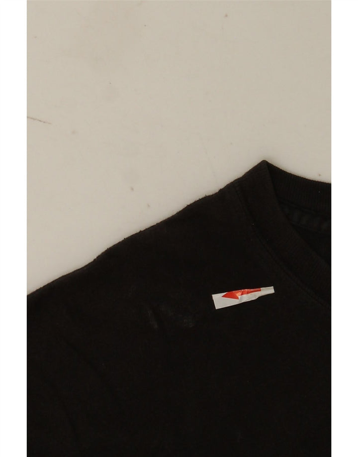 Tommy Hilfiger Herren T-Shirt Top Large Schwarz Baumwolle