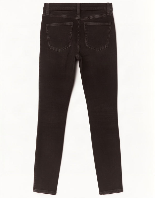Gap Damen Mid Rise Skinny Jeans US 4 Small W27 L28 Schwarze Baumwolle
