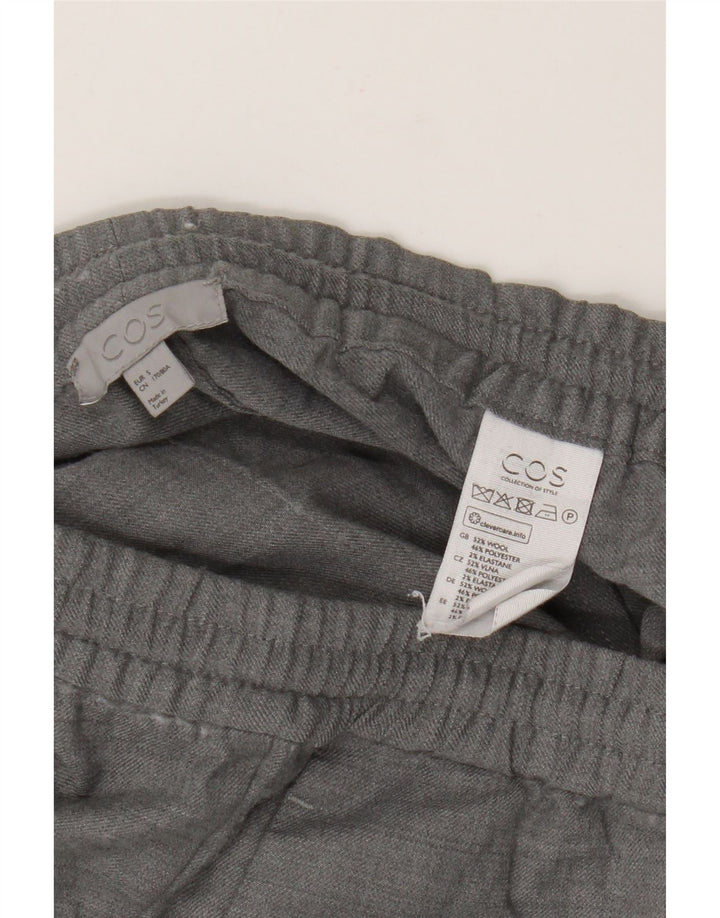 Cos Herren-Jogger-Cargohose, Größe S, W29, L27, graue Wolle