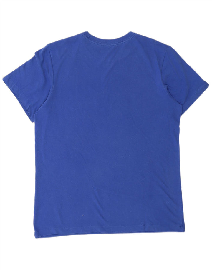 NIKE Herren Dallas Mavericks Grafik-T-Shirt-Oberteil Mittelblau