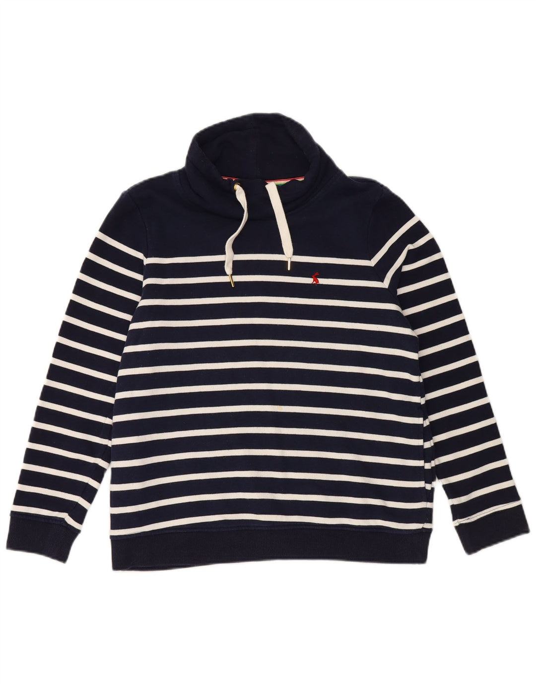 JOULES Damen-Sweatshirt in Übergröße, Gr. 10, Größe S, Marineblau, gestreift