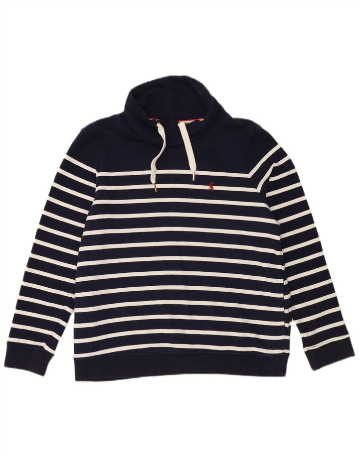 JOULES Damen-Sweatshirt in Übergröße, Gr. 10, Größe S, Marineblau, gestreift