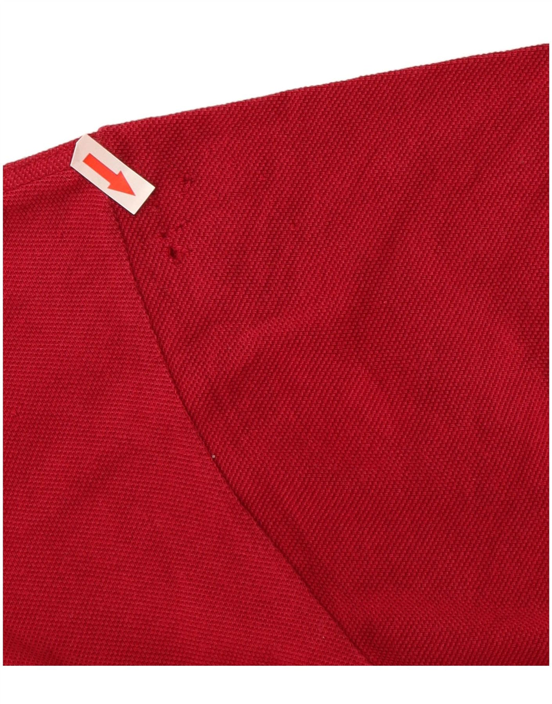 Lacoste Herren-Poloshirt, Größe 5, große rote Baumwolle