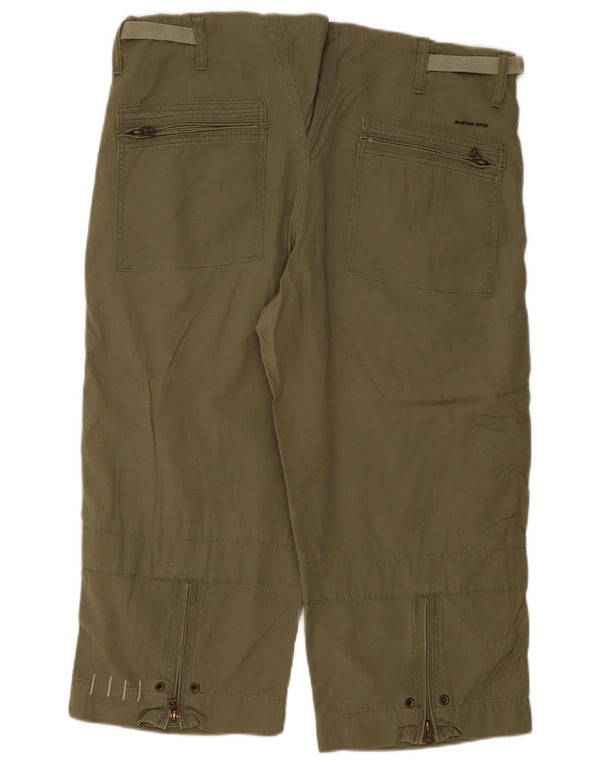 G-Star Herren Capri Cargohose XL W40 L22 Khaki Baumwolle