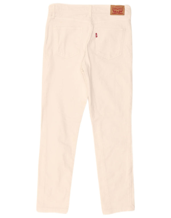 Levi's Damen 311 Shaping Skinny Jeans W28 L27 Weiße Baumwolle