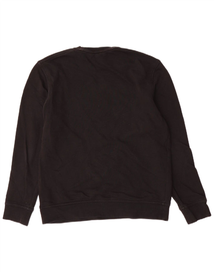 Cos Herren-Sweatshirt, Pullover, Größe S, Schwarz, Baumwolle