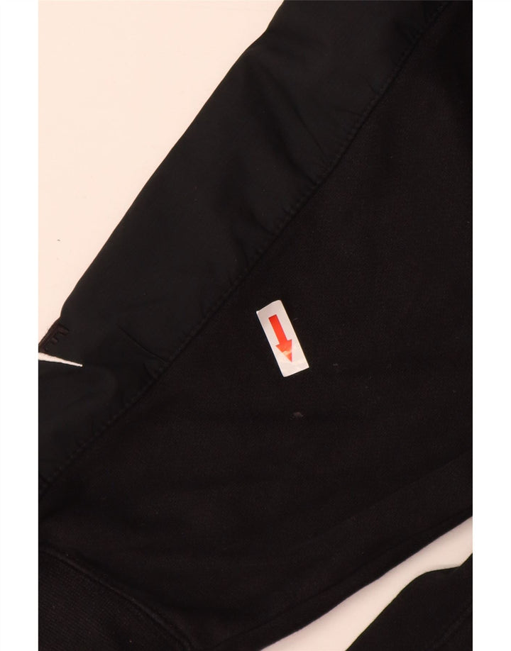 Nike Herren-Kapuzenpullover mit Reißverschluss, 2XL, schwarze Baumwolle