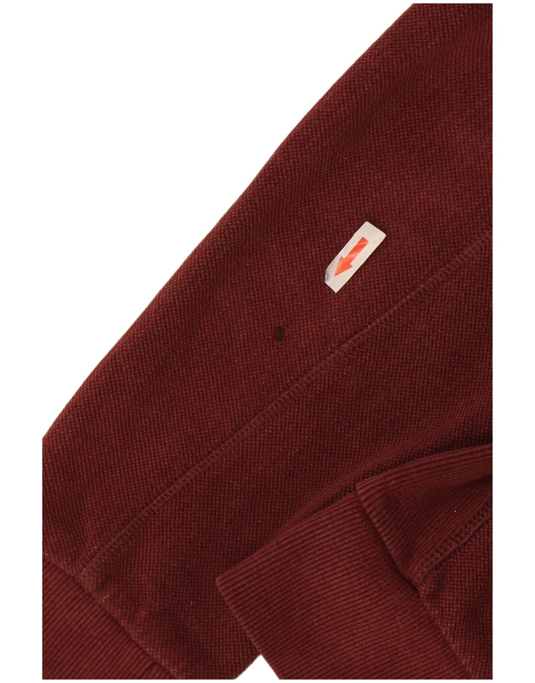 Timberland Herren-Kapuzenpullover mit normaler Passform und Reißverschluss, mittleres Burgunderrot