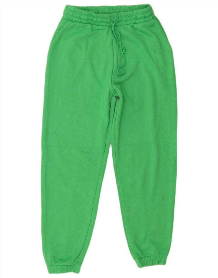 Zara Damen-Trainingshose, Jogginghose, Gr. 10, Größe S, Grün, Polyester