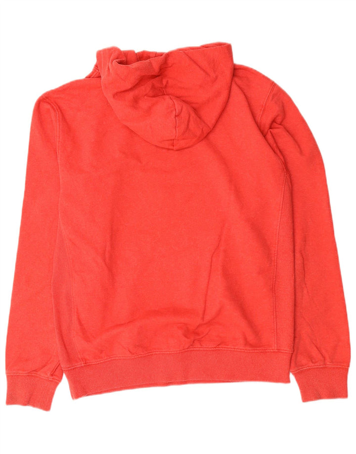 Tommy Hilfiger Herren-Kapuzenpullover mit Grafik, mittelrote Baumwolle